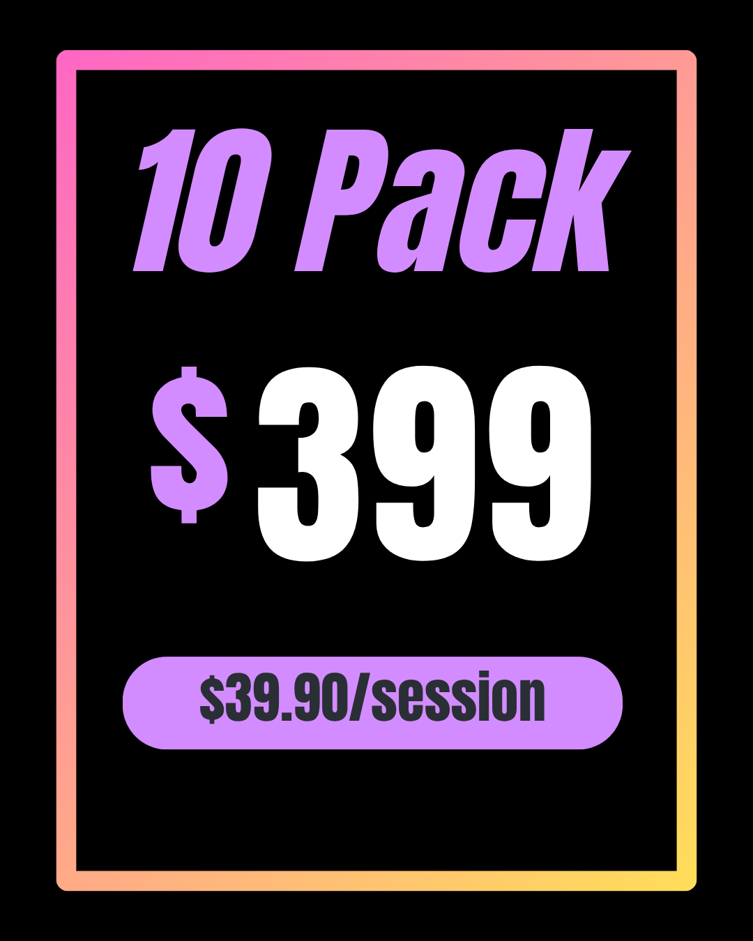 10-Pack Personal Training Sessions
