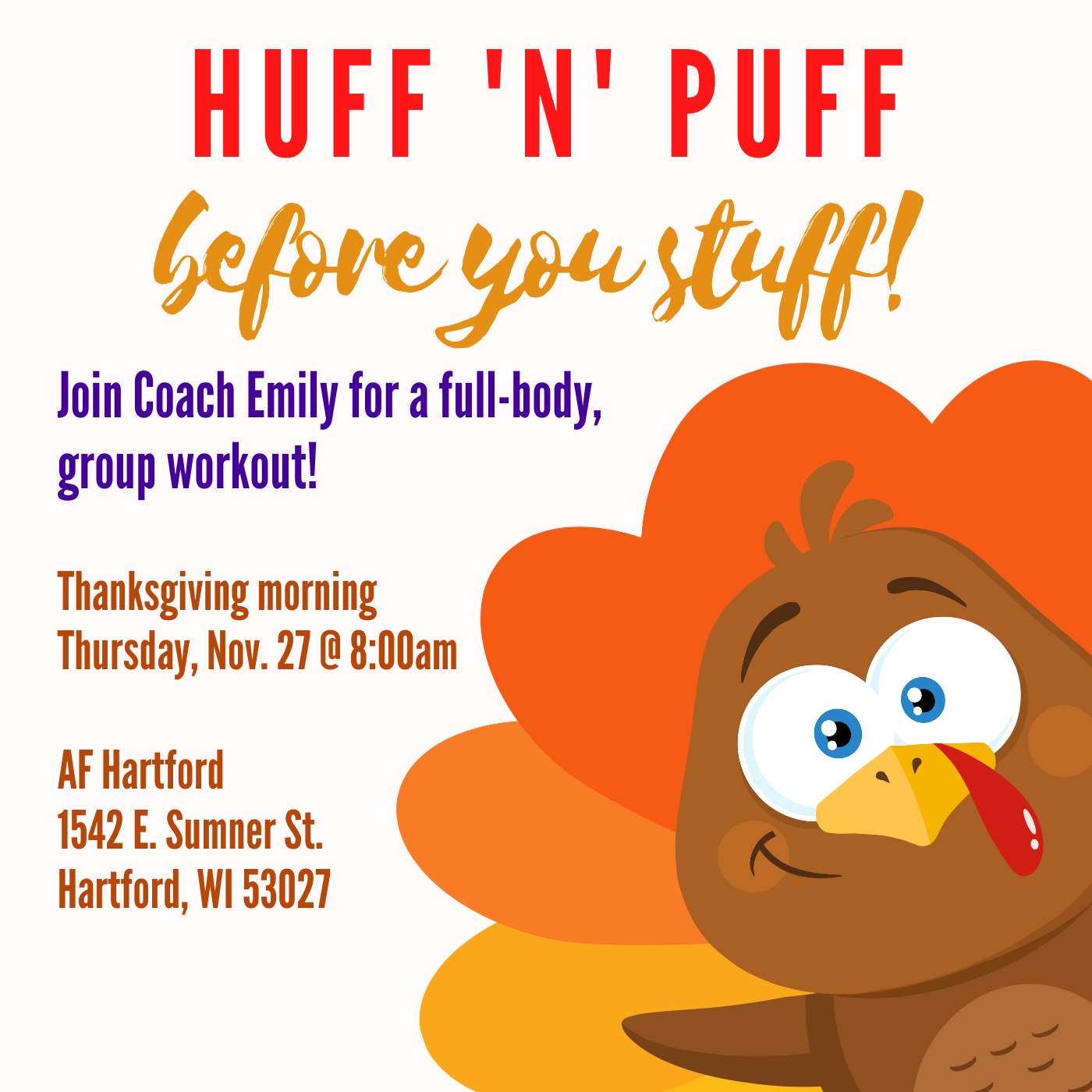 Huff 'n' Puff Before You Stuff