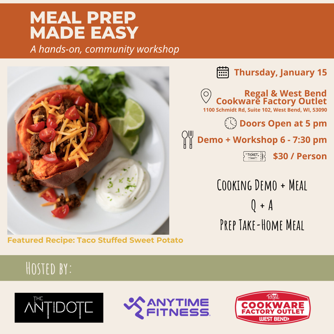 Meal Prep Made Easy Workshop - January 15
