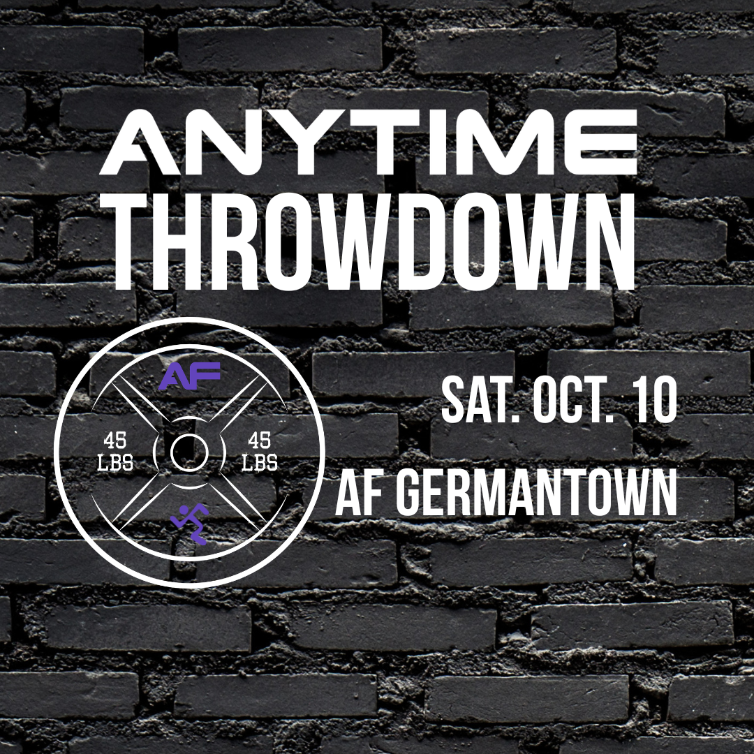 Anytime Throwdown Registration