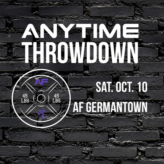 Anytime Throwdown Registration